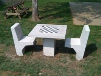 Chess table pub garden