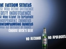 Beck's Blue: alcohol free