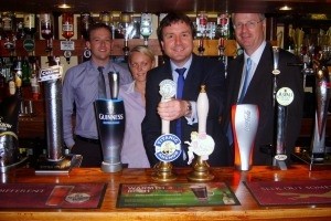 Stafford pub gets new staff as two MPs serve behind the bar