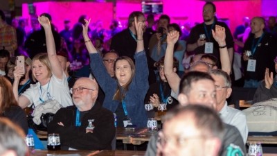 Crowd pleaser: There was plenty of cheer at the BeerX UK event in Liverpool
