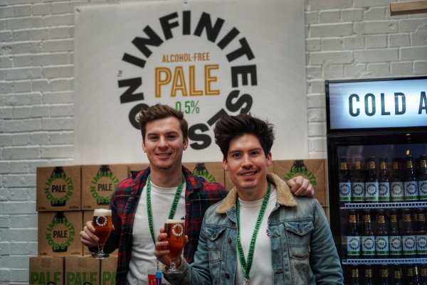 Sessionable: The Hannaway brothers launched their 0.5% pale at this year's festival 