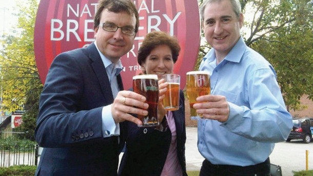 Andrew Griffiths MP (left) welcomed the move