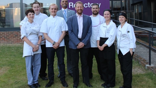 Hampshire student named "MasterChef" at Sun Inn chef's competition