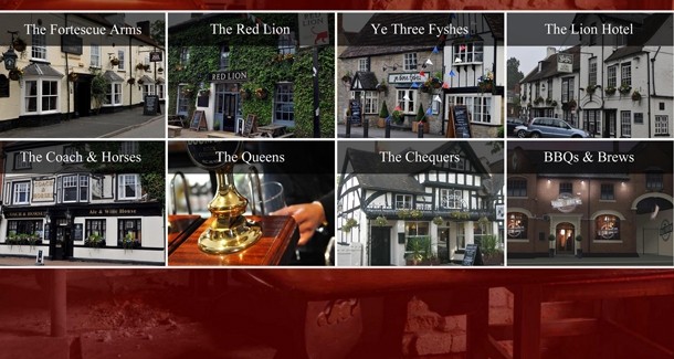 The pubs for sale in the estate 