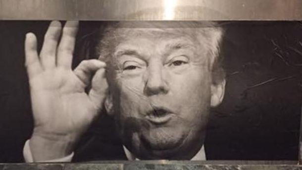 Adelphi, Dublin: Donald Trump urinal
