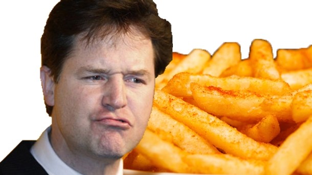 Election food special clegg and chips