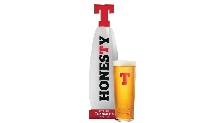 Controversial: Tennents' advert alleges Molson Coors has been "misleading customers" over the ABV of Carling