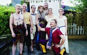 Midsummer Night's Dream performed at Fuller's pub the Rose and Crown in Ealing, west London
