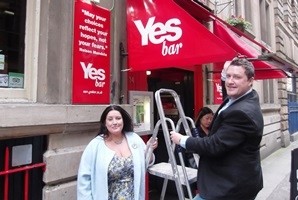 Glasgow pub changes its name to Yesbar ahead of referendum