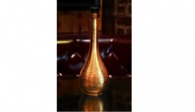 Fancy: The special edition Mandarine Napoléon XO Gold is cased in a 24-carat gold bottle