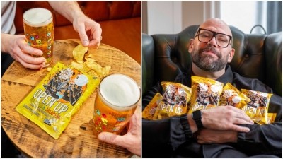 Opening up: Beavertown and CALM launch new crisps tasked with helping pubgoers discuss their mental health (Pictured: Tom Davis) 