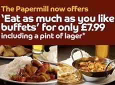 All You Can Eat: on trial at the Paper Mill
