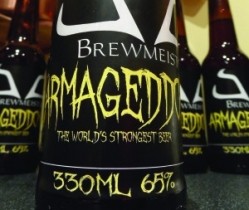 Armageddon beer weighs in at 65% ABV