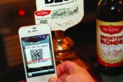 QR codes can be used to inform drinkers about beers or special offers