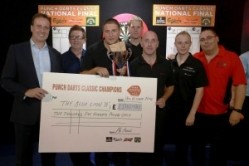 The team from the Blue Lion in Chelmsford - last years Punch Darts Classic winners