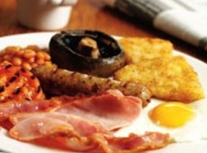 Wetherspoon's big breakfast was voted most nutritious