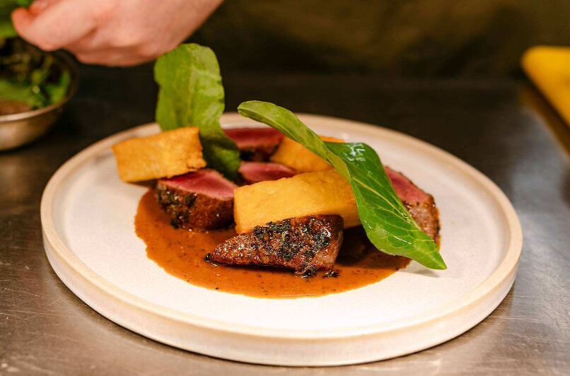 Dish Deconstructed: The Crown at Bildeston’s venison haunch