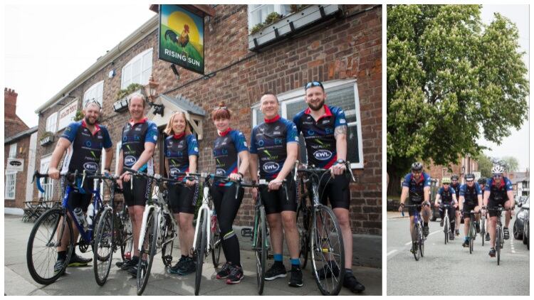 Robinsons Brewery takes fundraising efforts to France with bike ride