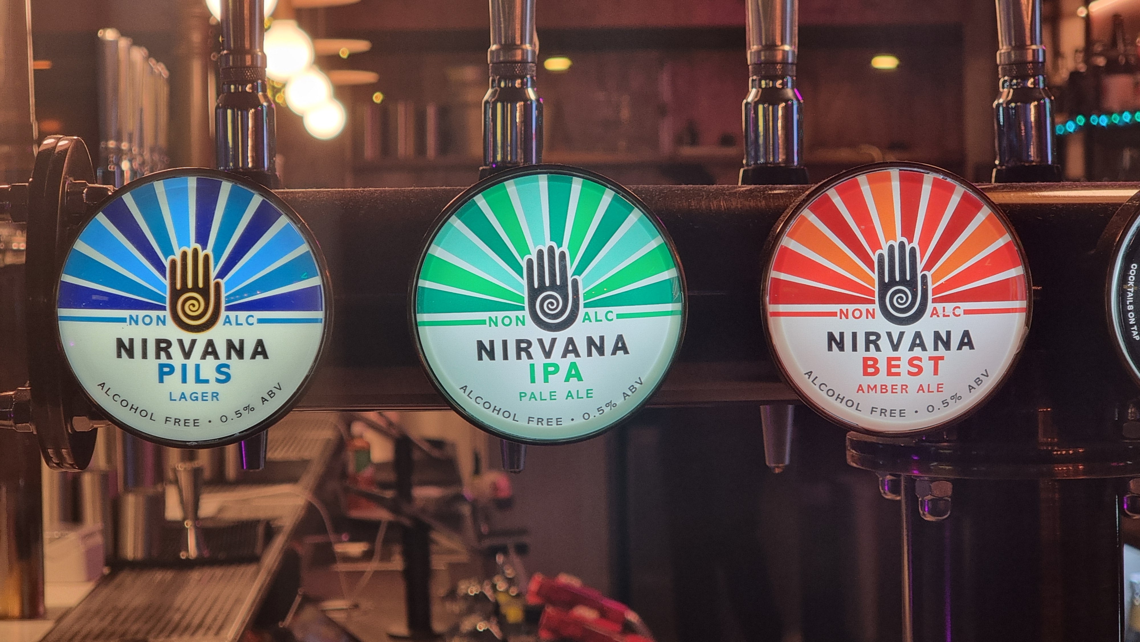 Nirvana Brewery on draught