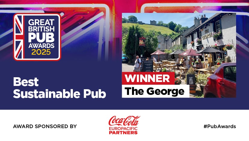 The George in Castleton named Best Sustainable Pub