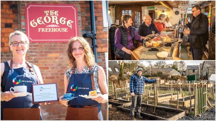 King Charles donates to Pub is the Hub 