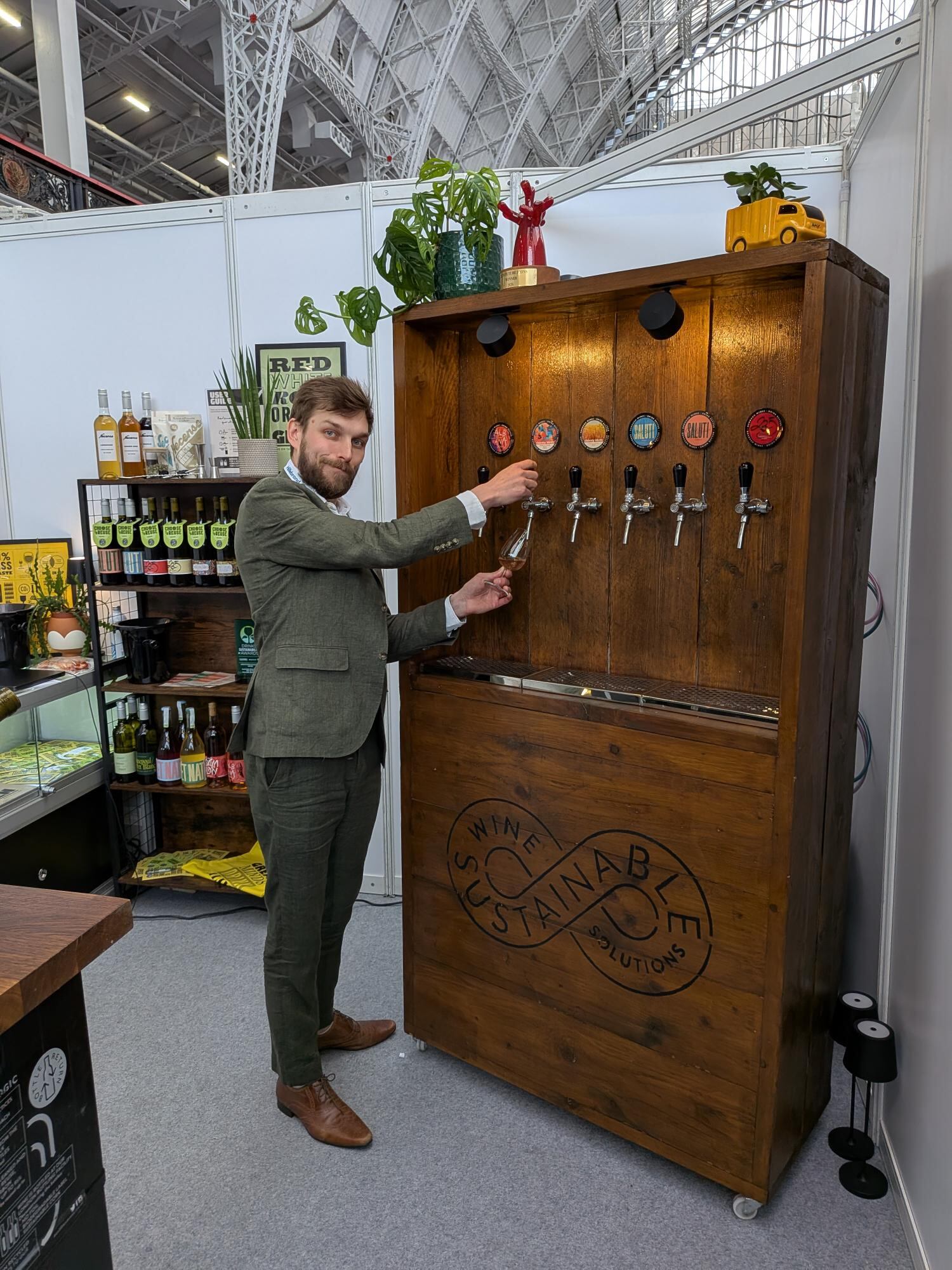 Sustainable Wine Solutions head of wine Calvin Pearson at London Wine Fair 18-20 May 2026
