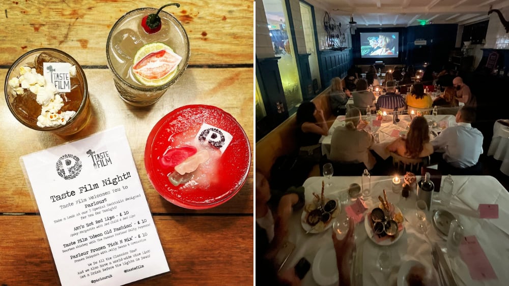 Taste Film nights food at The Parlour