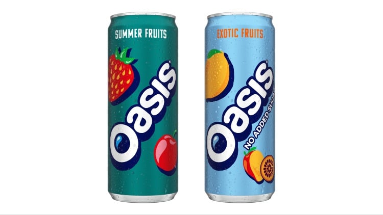 CCEP launches Oasis brand in pubs