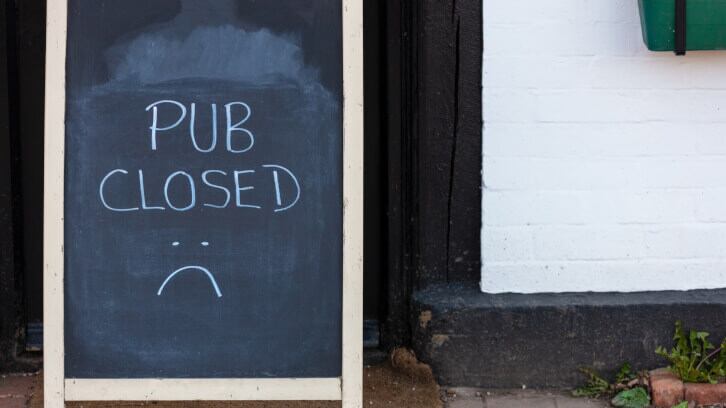More than 500 pubs closed in 2023