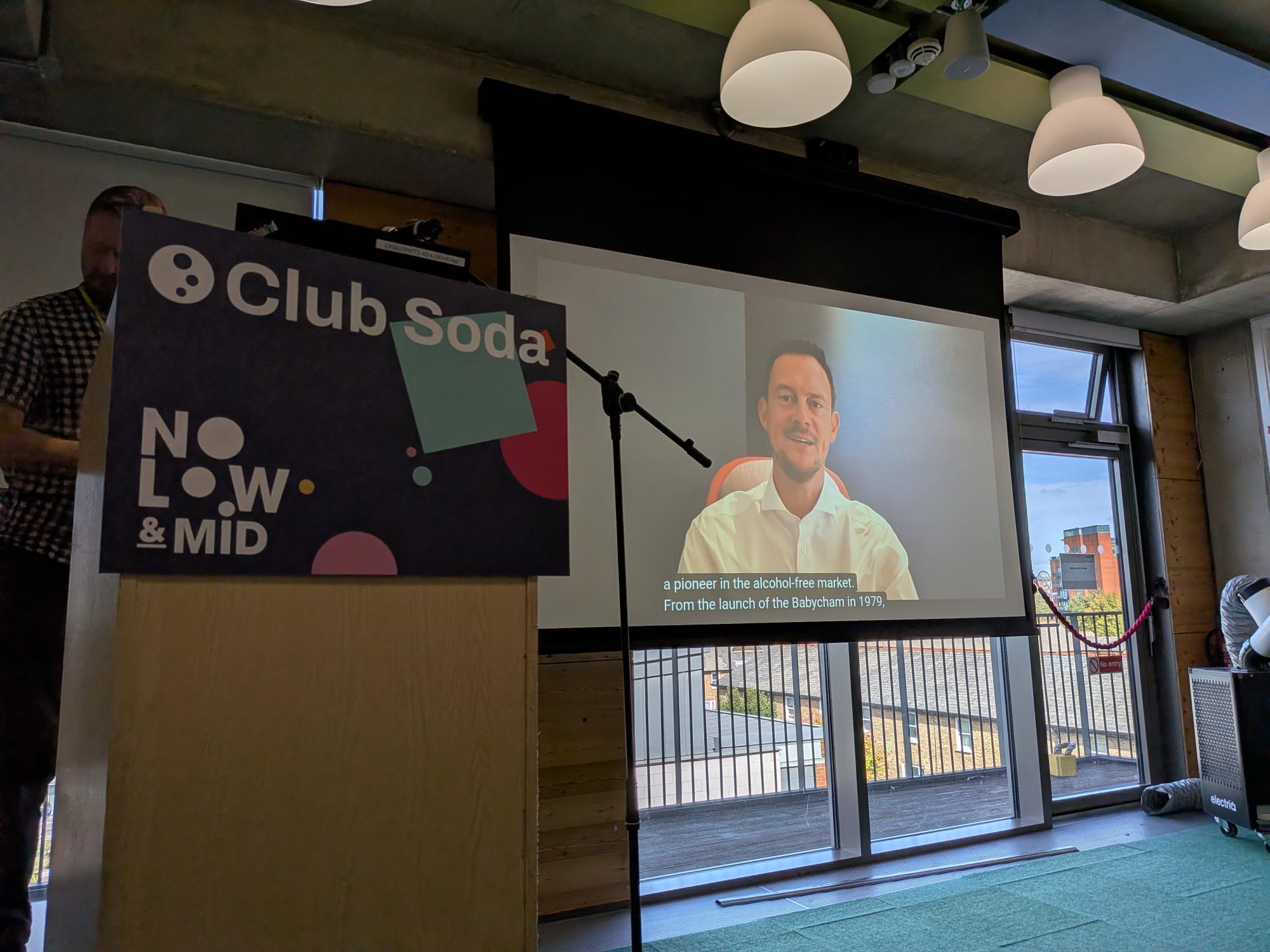 DEFRA minister Stephen Morgan MP addresses the Club Soda No, Low & Mid-Strength Summit on 6 October 2026