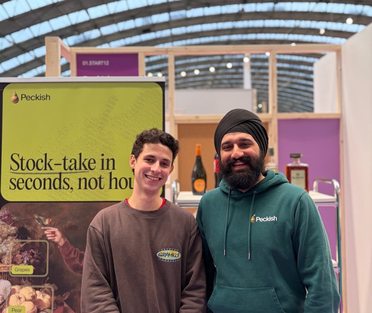 Sebastien Pradier and Harpreet Singh of Peckish