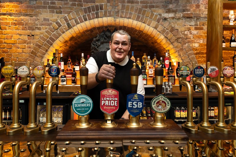 GM Mark Leeds of Fuller's pub the Wellington in Waterloo