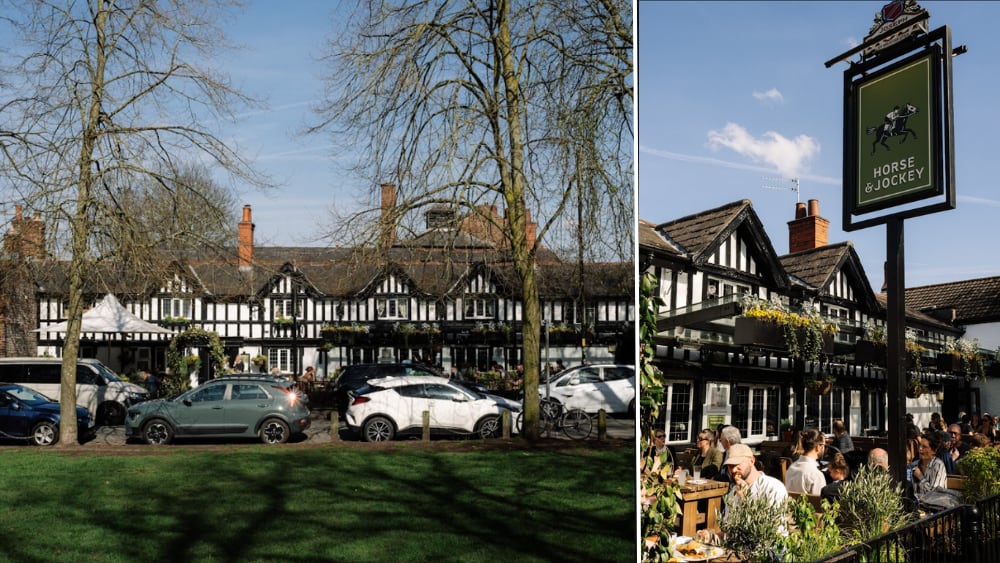 Bigger Boat Hospitality Exterior and food at the Horse & Jockey, Chorlton-cum-Hardy, Manchester