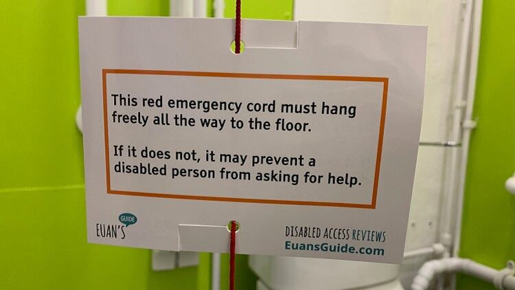 ‘Free the cord’ say disabled access charity