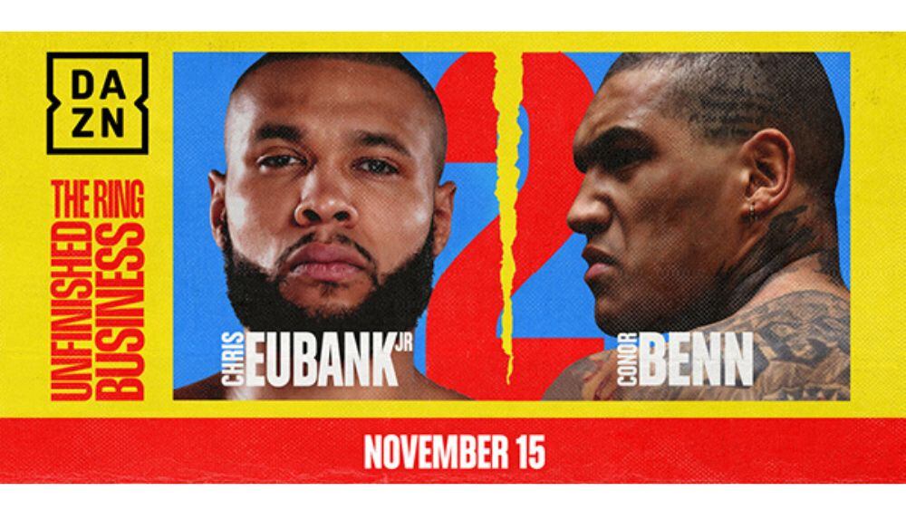 Big boxing event: Eubank Jr v Benn takes place on 15 November 2025