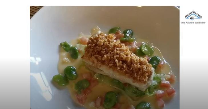 Downtime development: Crispy-topped pollock with beurre blanc