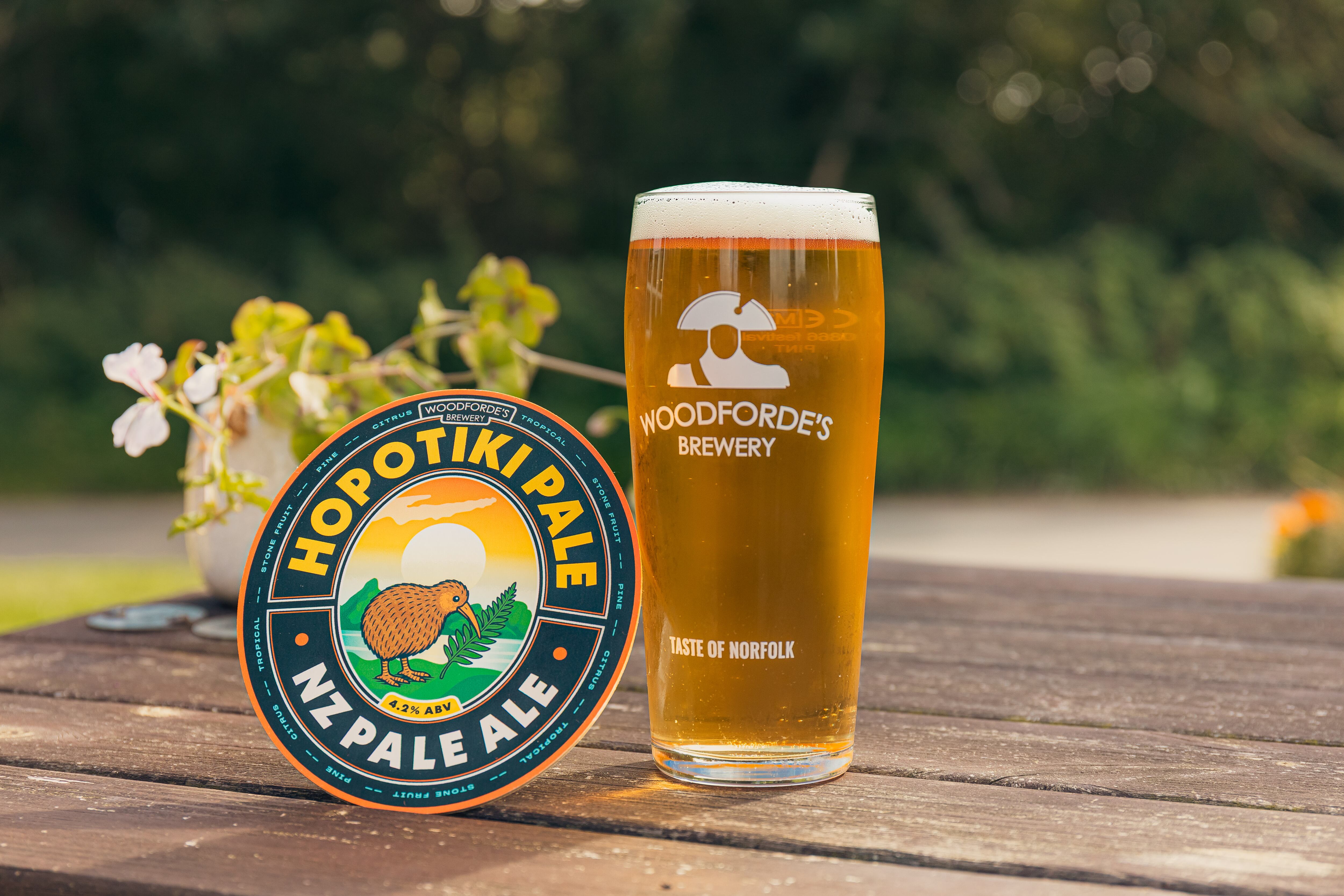 Hopotike Pale 4.2% ABV New Zealand Pale Ale on cask