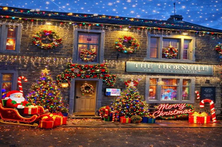 The Thornhill, Calverley repurposes small plate dishes for Christmas