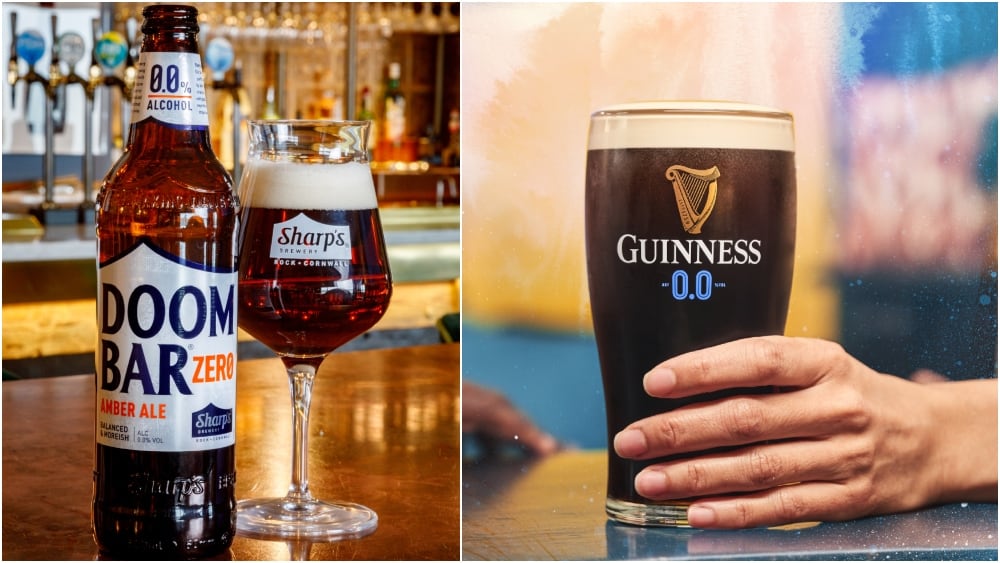 Doom Bar Zero and Guinness 0.0