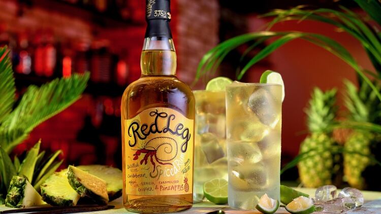RedLeg Caramelised Pineapple spiced rum adds to the mix