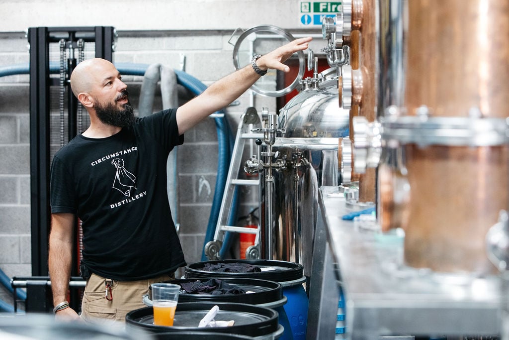 Small distilleries backing: Liam Hirt of Circumstance and Psychopomp Distilleries