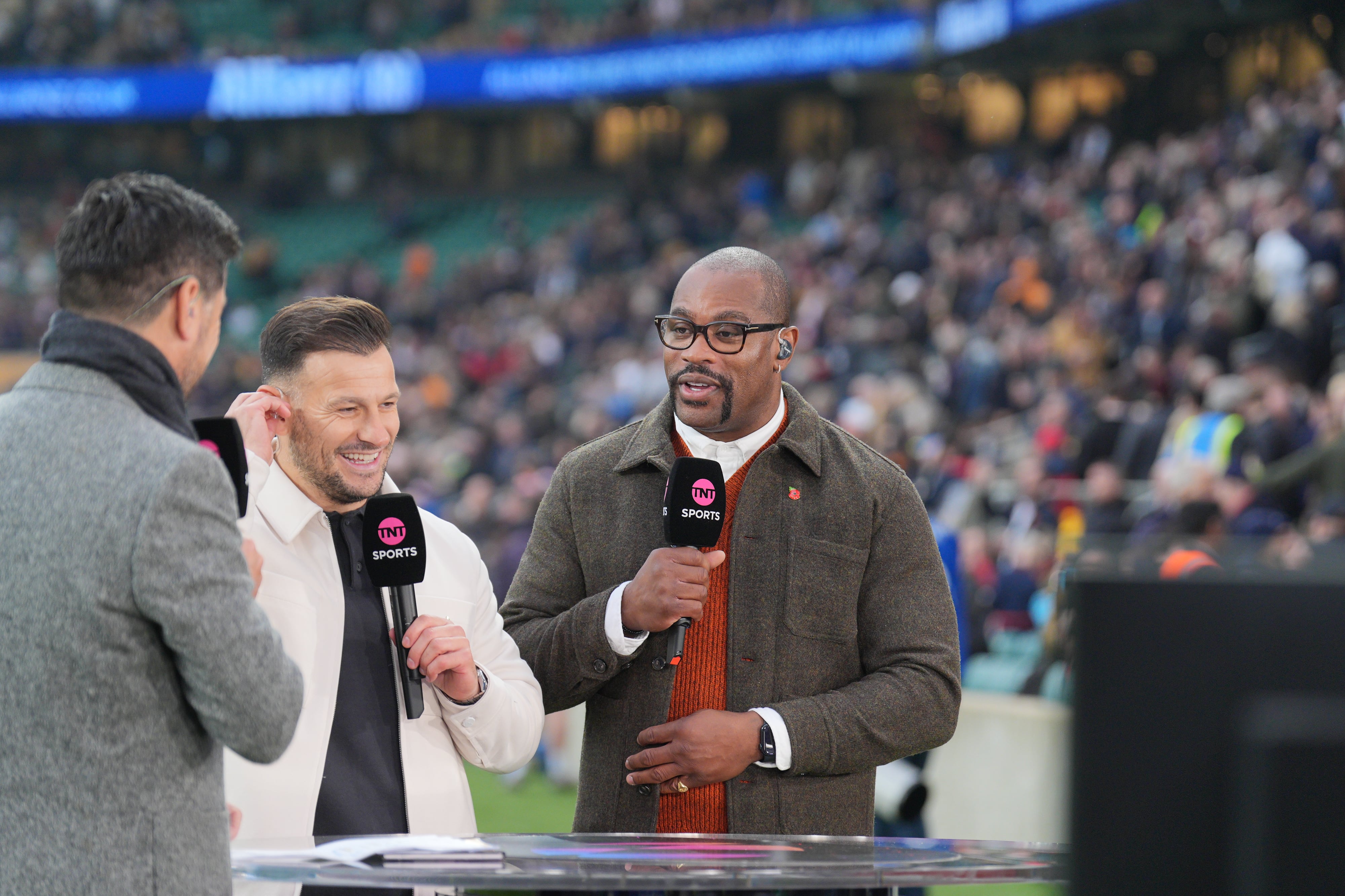 Ugo Monye and Danny Care TNT Sports Quilter Nations Series: Autumn Internationals