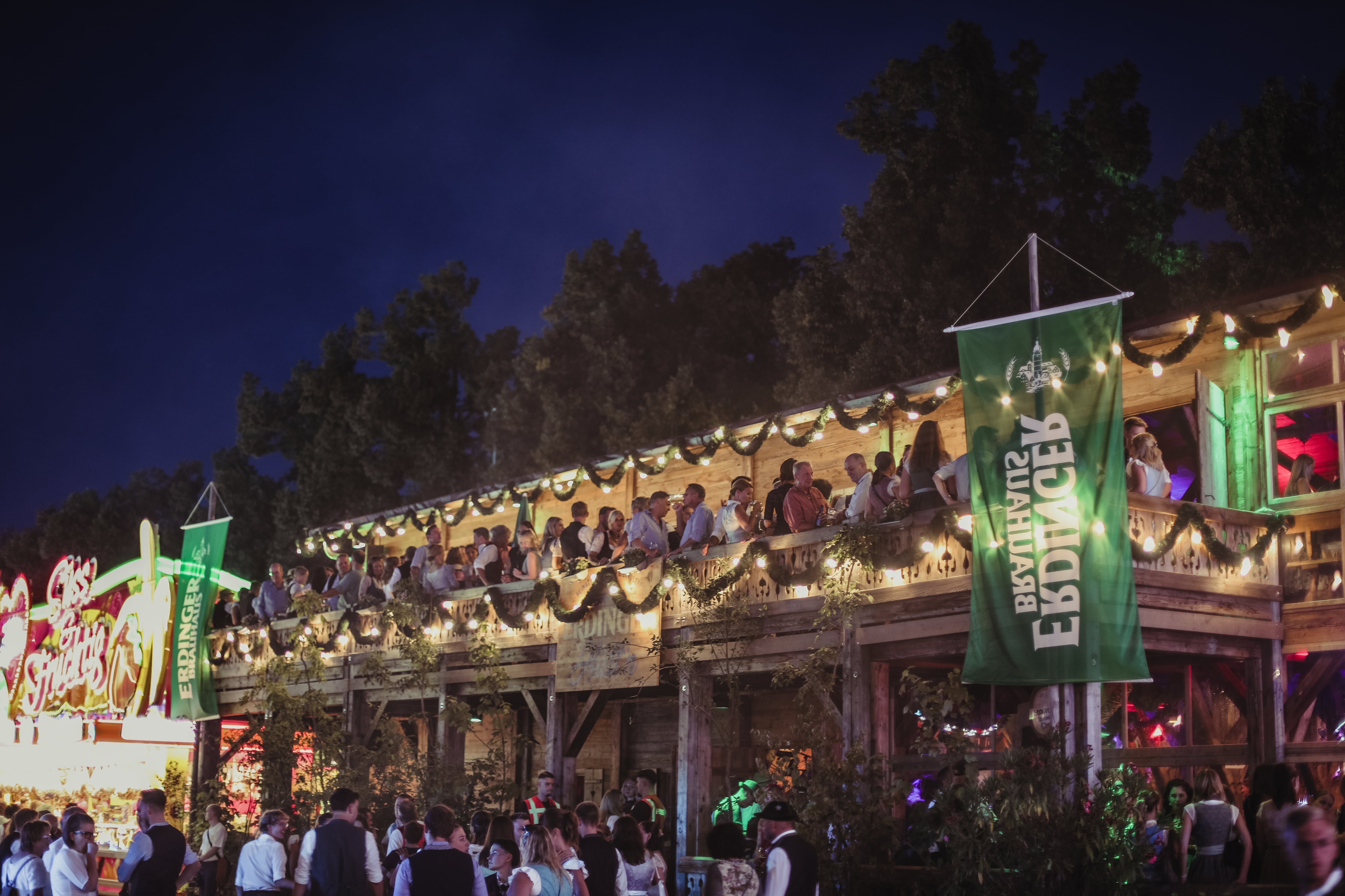 Herbstfest in Erding, Germany, where Erdinger Brewery is located