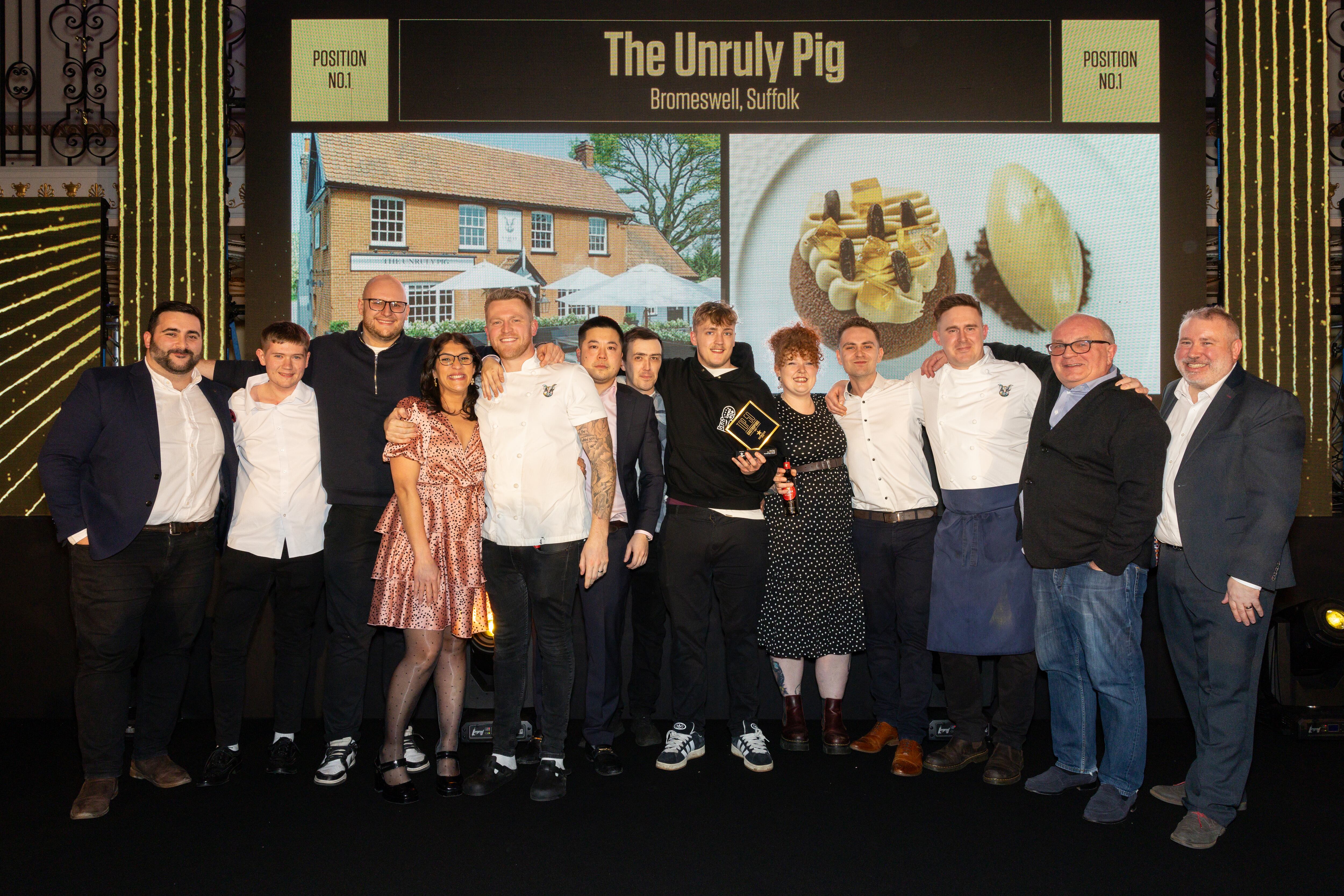 Unruly Pig retains top UK gastropub title