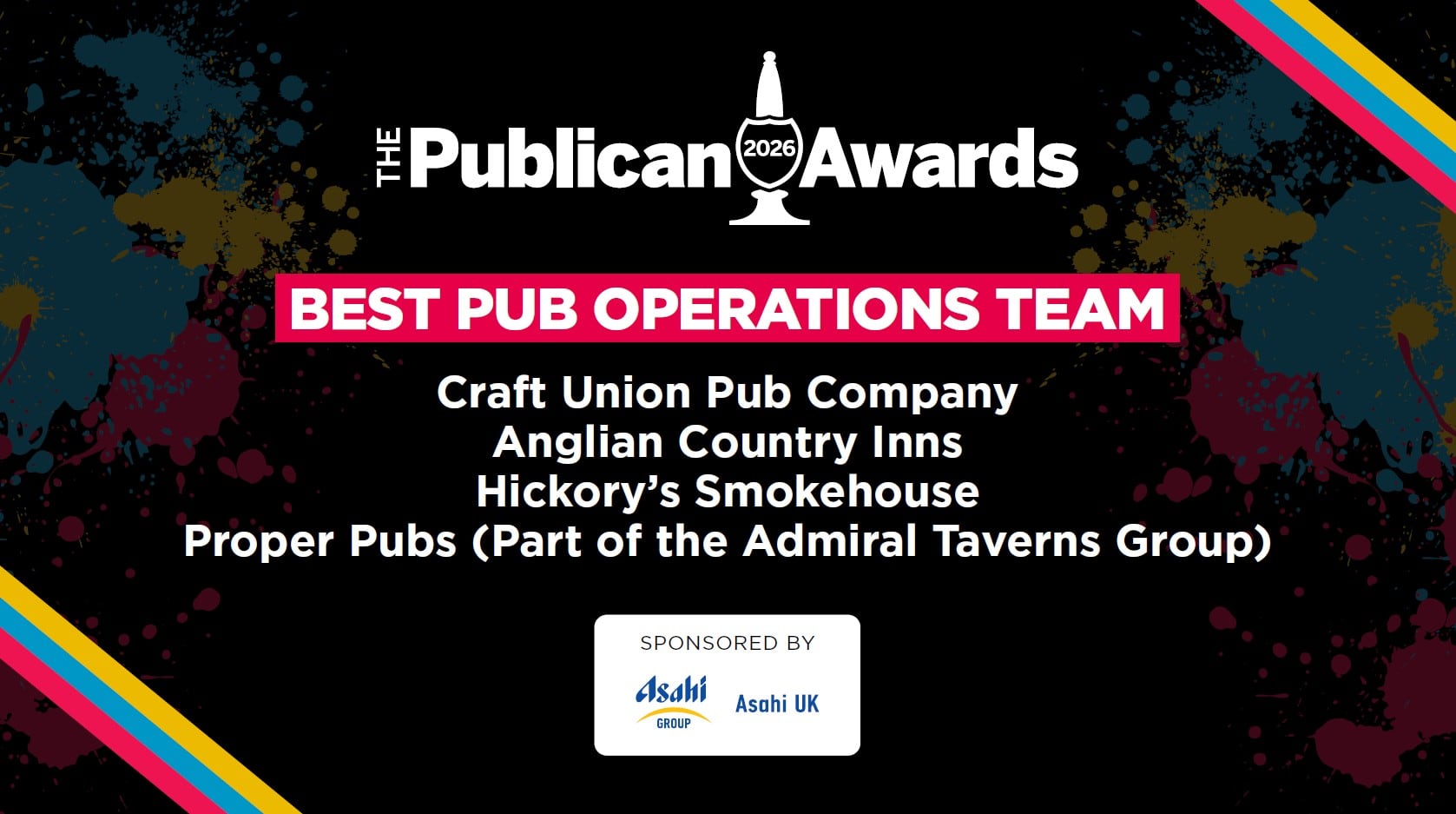 Publican Awards 2026: Meet the finalists for Best Pub Operations Team, sponsored by Asahi