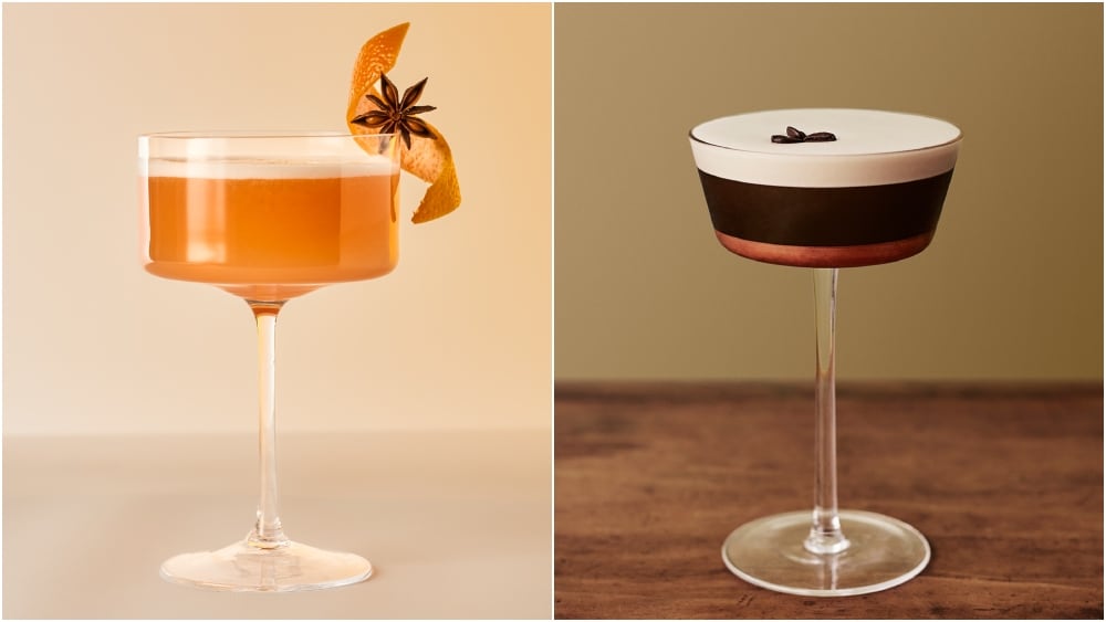 Alcohol-free options: Seedlip and Espresso Martini cocktails