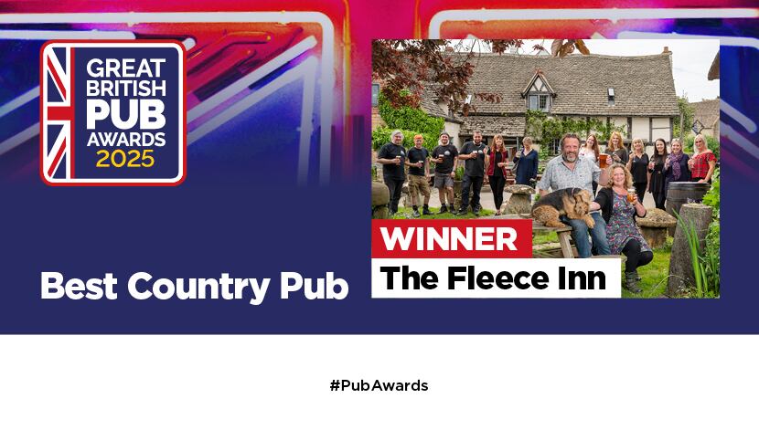 GBPA 2025: Find out about the winner of the Best Country Pub - the Fleece Inn