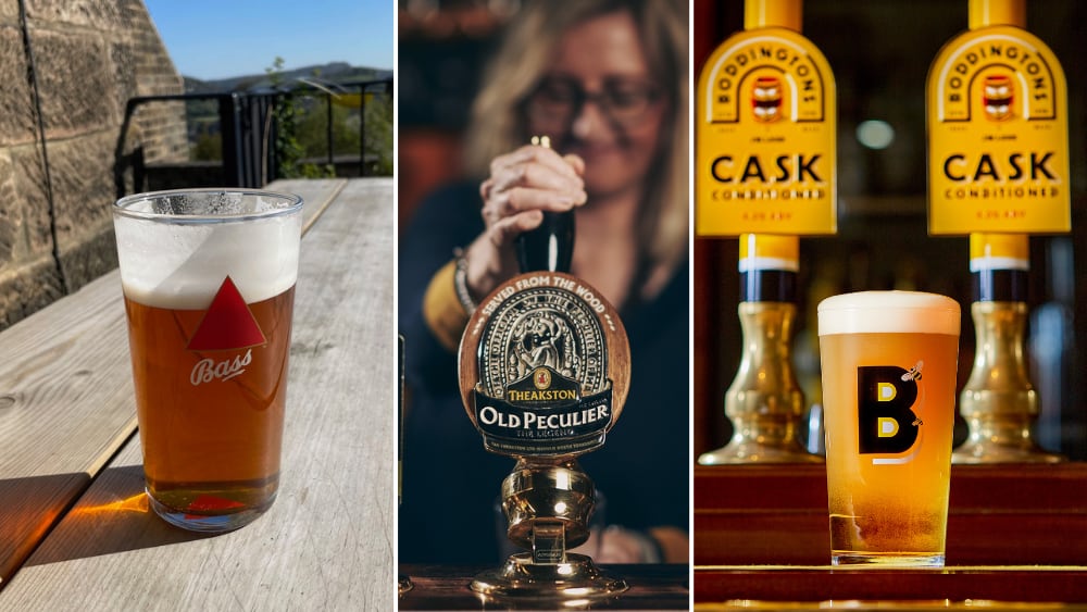 Heritage brands - Bass, Theakston's Old Peculier and JW Lees' Boddingtons