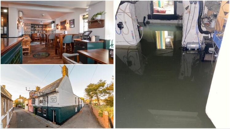 Pub loses 'thousands' in damaged stock due to Storm Henk flooding