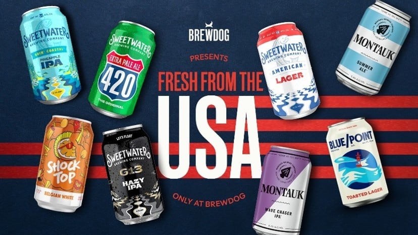 BrewDog brings US craft beer brands to UK